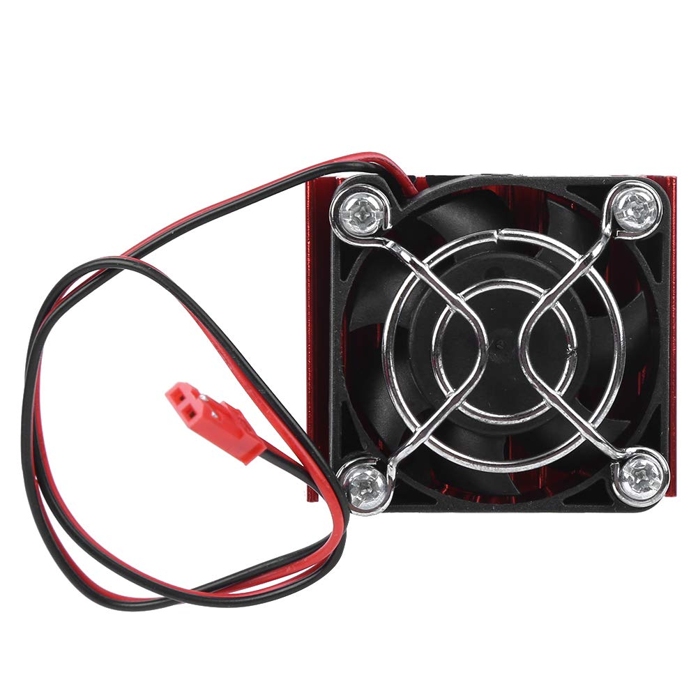 Dissipatore Di Calore Per Motore RC 36mm Con Ventola – Adatto Per Auto 1/10 E Motori 540/3650/3660/3670 (Nero)
