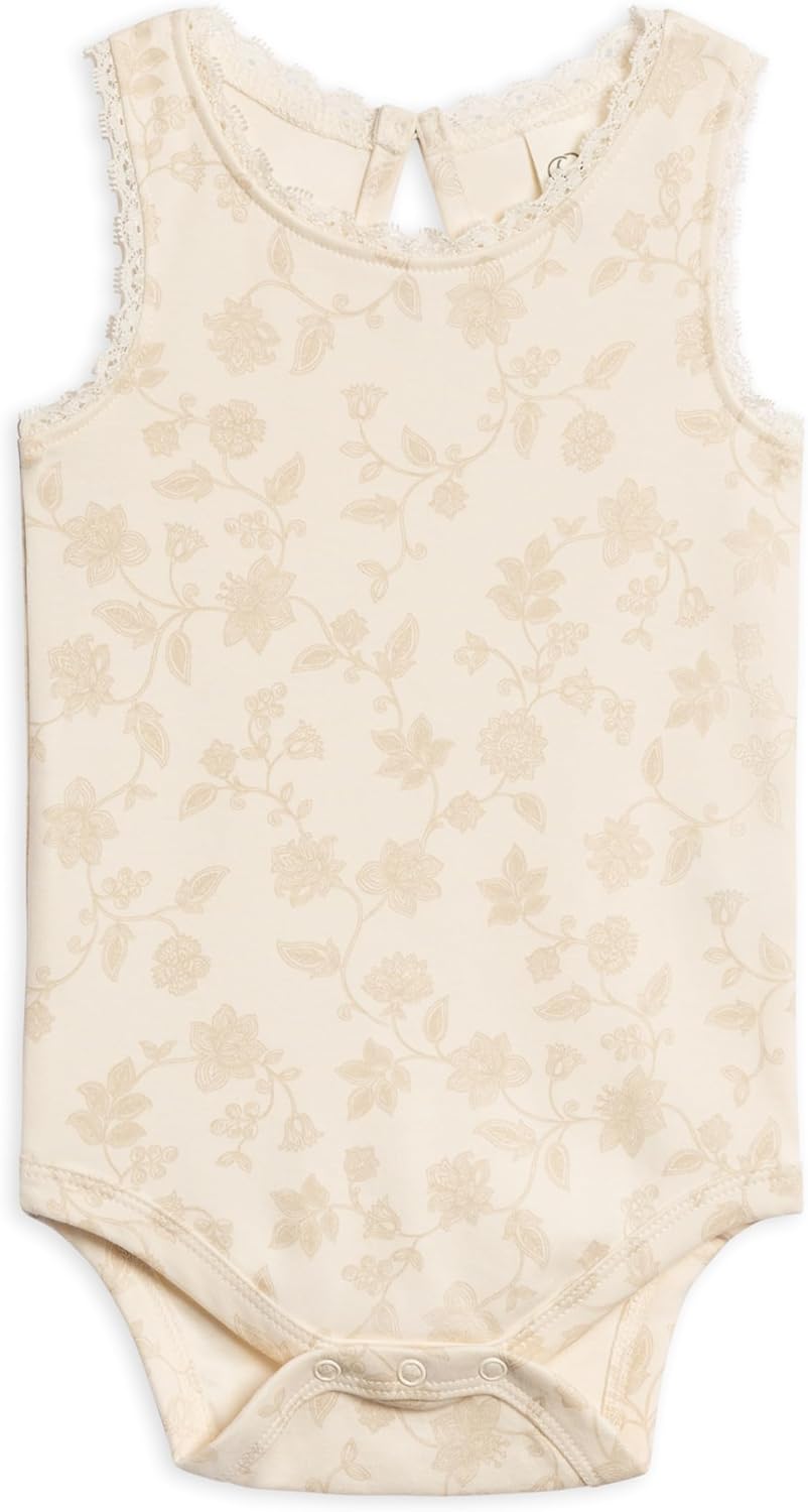 Colored Organics Unisex Baby Organic Cotton Sleeveless Bodysuit – Infant Tank One Piece – Boys and Girls Clothing