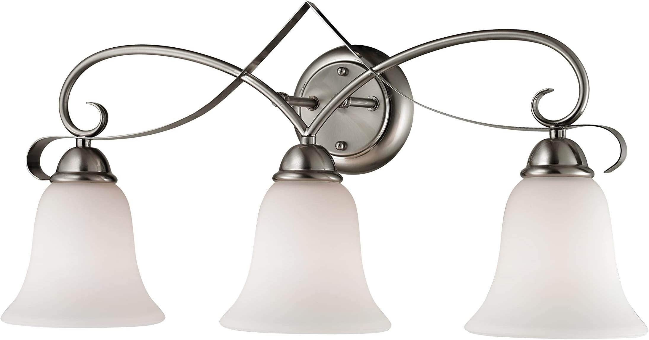 Elk Lighting 1003BB/20 Thomas Vanity Light, 24W X 7D X 11H, Brushed Nickel