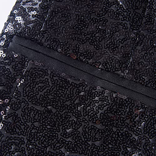 Blazer masculino de lantejoulas gradiente jantar baile noite blazer terno jaqueta casaco slim fit bu