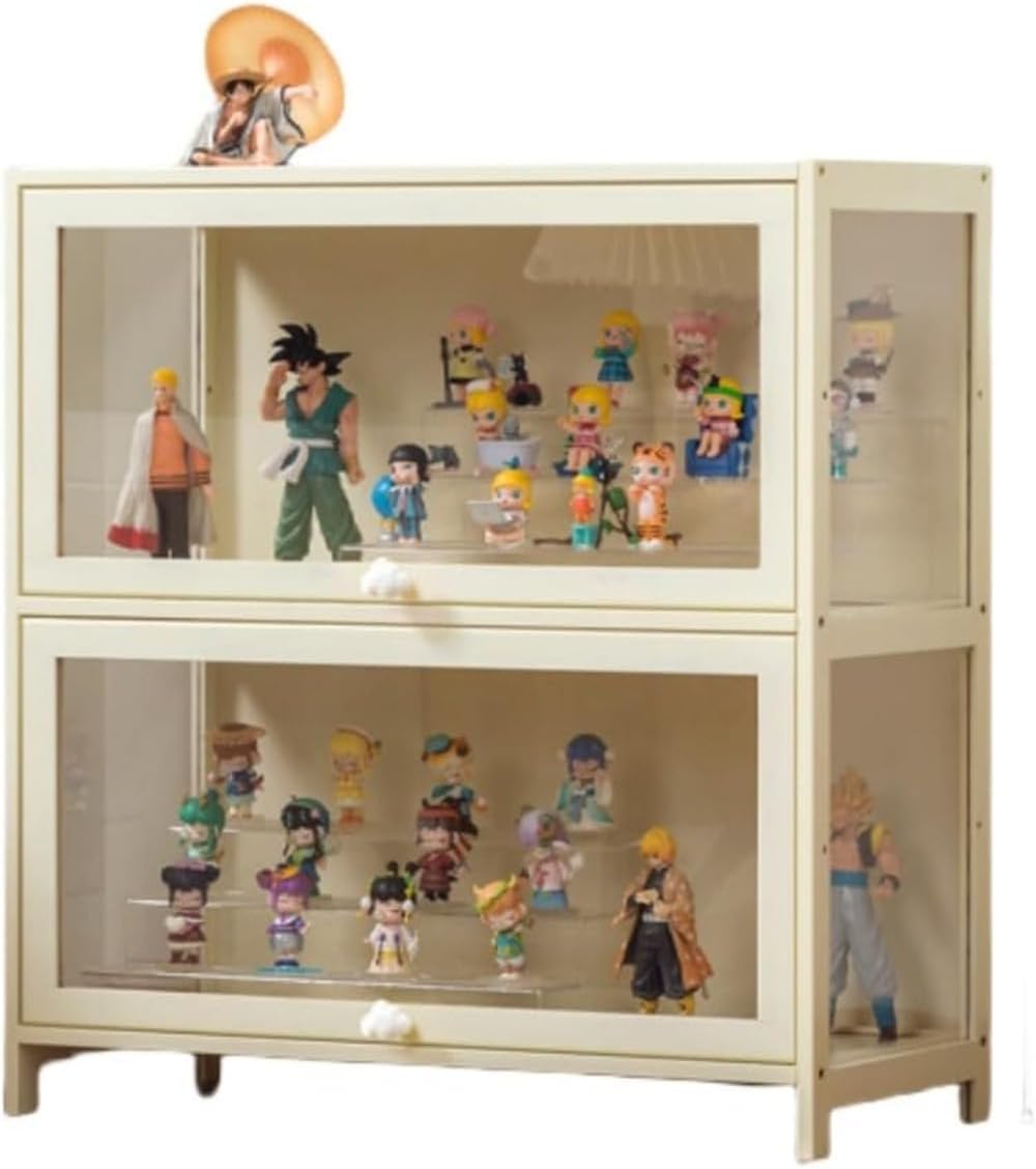 キャラクターディスプレイラック アクリルコレクションディスプレイキャビネット 大容量 キャラクターモデルボックス 大容量 多目的ディ