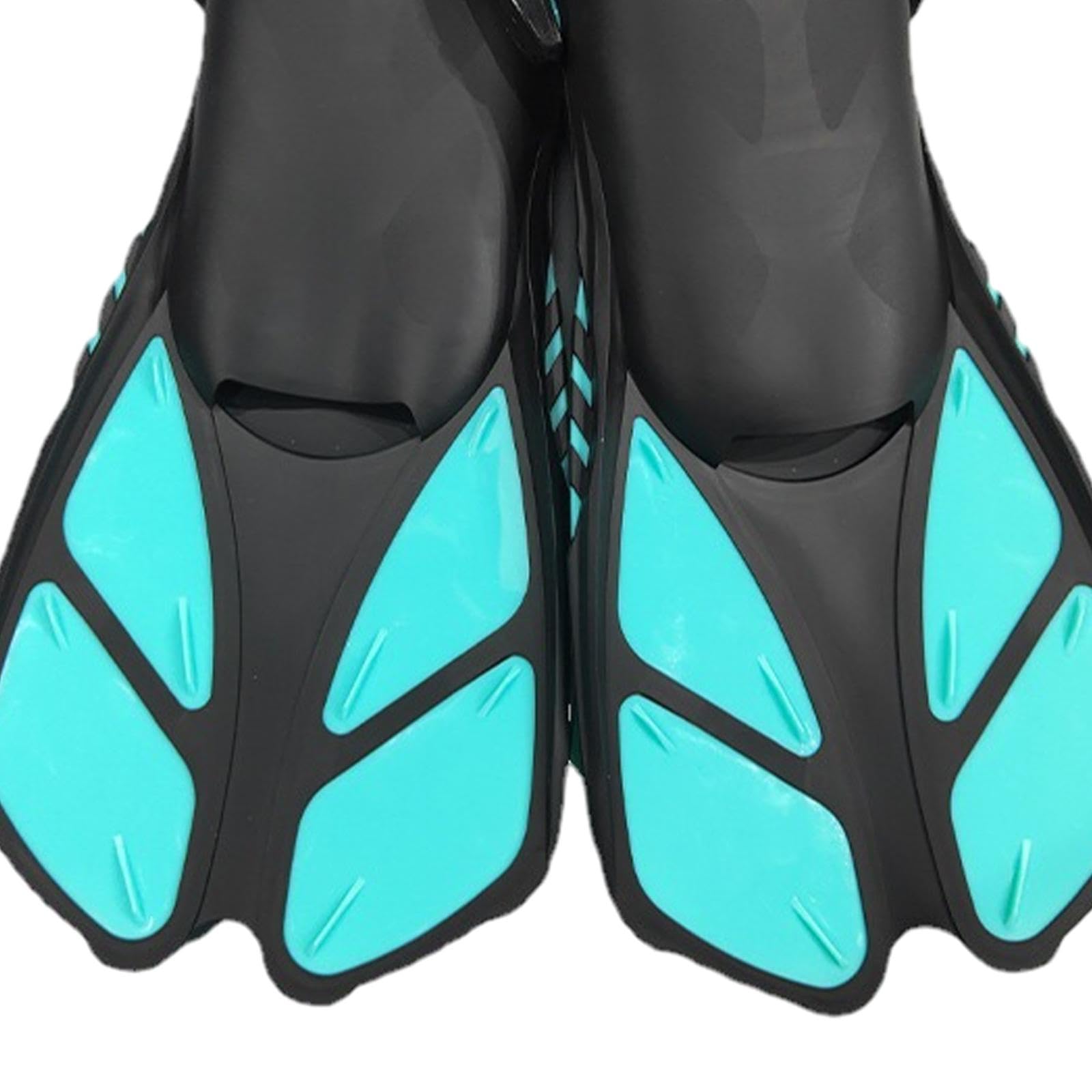 Oshhni 2X Aletas de natación Aletas de Buceo Aletas de Buceo Aletas de esnórquel Ajustables Zapatos de Entrenamiento para Practicar Deportes acuáticos Verano