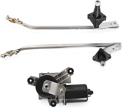602-203AS Windshield Wiper Motor and Linkage Assembly, For Chevrolet For Chevy C1500/C2500/C35/C3500HD/Blazer/Suburban/Tahoe/Kodiak 1988-2002, For GMC K3500/C6000/C7000/C3500HD/C1500 1988-2002