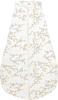 MEYCO Baby Branches Schlafsack (aus 100% Baumwolle, luftig leicht und atmungsaktiv, hautfreundlich Material, einfache Pflege, maschinenwaschbar, trocknergeeignet, Größe: 74 cm), Sand