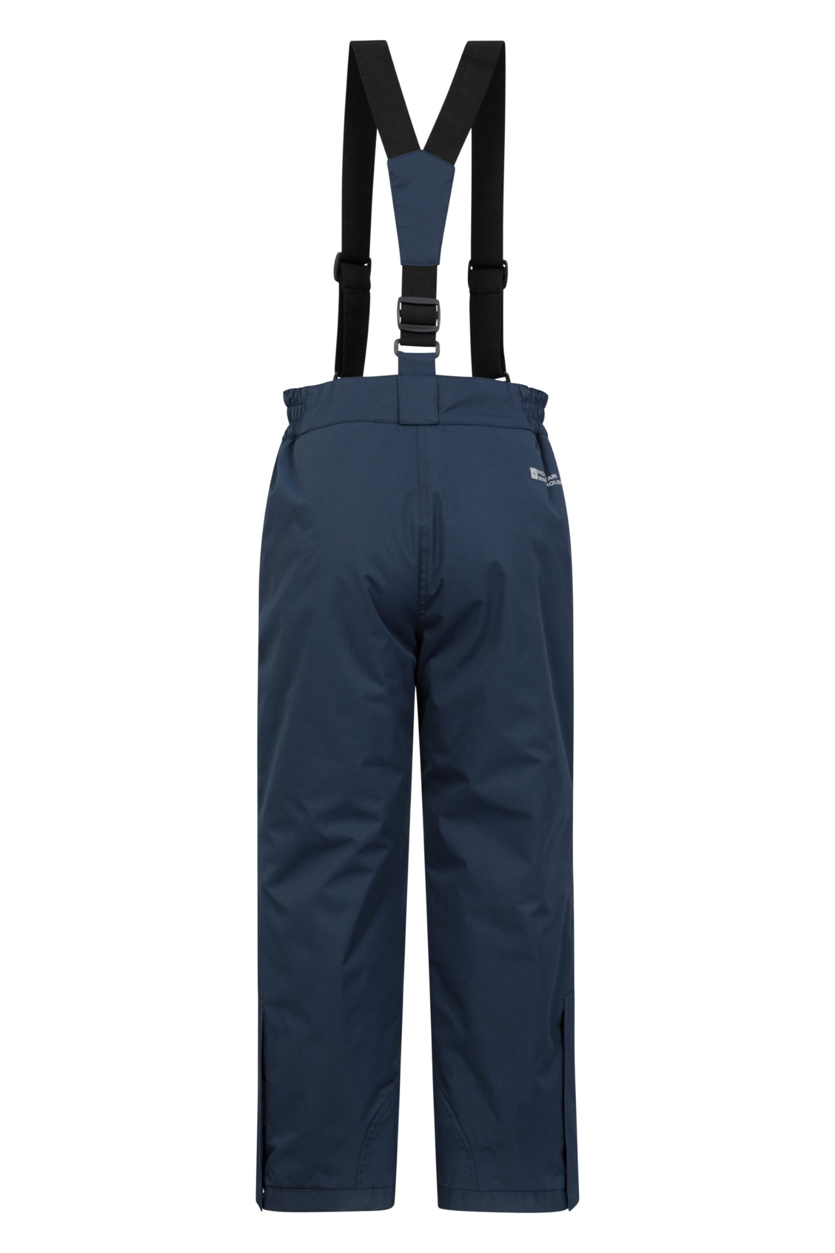 Mountain Warehouse Honey Kinder Schneehose - Schneegamaschen, Verstärkte Knie Ski Bekleidung mit Reißverschluss am Knöchel und abnehmbaren Trägern