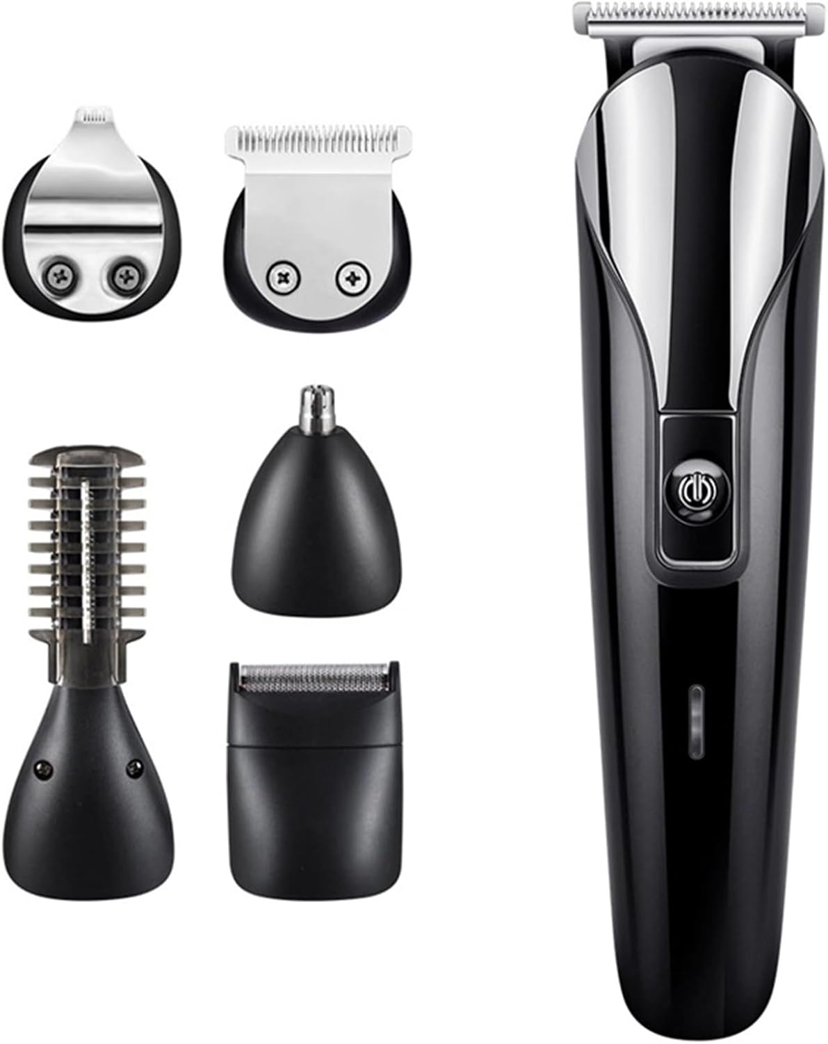 Men's Beard Trimmer, Stainless Steel T-Blade for Precision Facial Hair Trimming, Cordless Waterproof Wet/Dry Clipper
