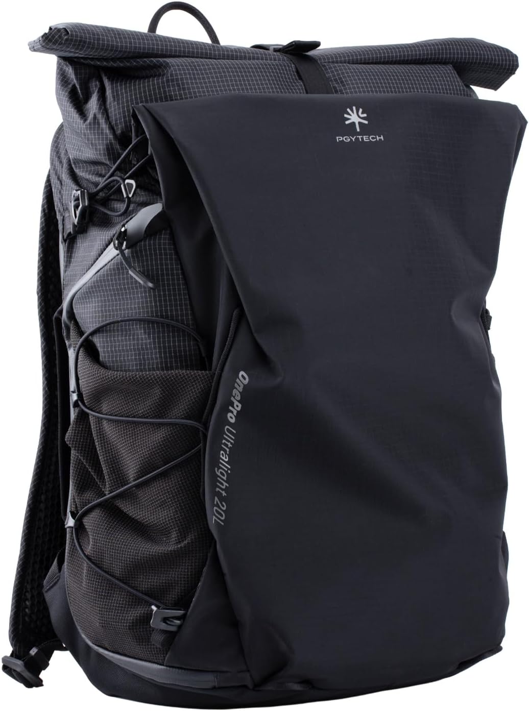 OnePro Ultralight Camera Backpack, Expandable Camera Bag 20L for Photographers, Outdoor Travel Bag with Dividers and 14" Laptop Sleeve, Compatible with DSLR/Drones/Mirrorless(Space Black)