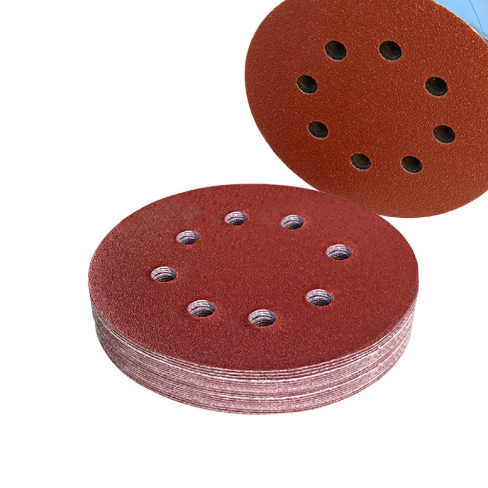 25 Pezzi 125 Mm 5" Carta Vetrata Per Levigatrice Orbitale Wet - Foto 8