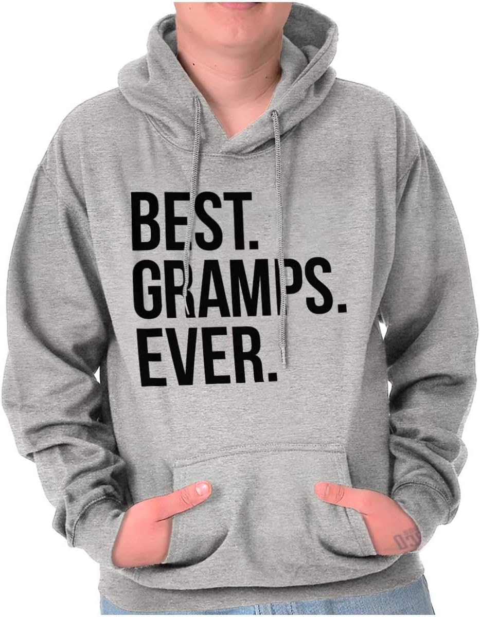 Best Gramps Ever Grandpa Grandfather Hoodie Hooded Sweatshirt Men