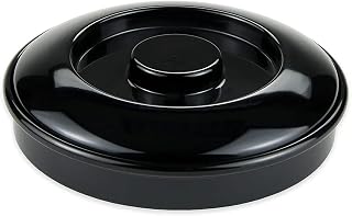 GET TS-800-BK Commercial-Grade Tortilla Server/Holder w/Lid, 7.75", Black (Set of 12)