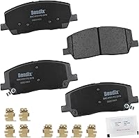 Vista 198 de Pastillas de Freno Delanteras Cerámicas Bendix Priority1 CFC430A para Modelos Selectos INFINITI G35, I30, Nissan 350Z, Altima, Juke, Maxima, Sentra