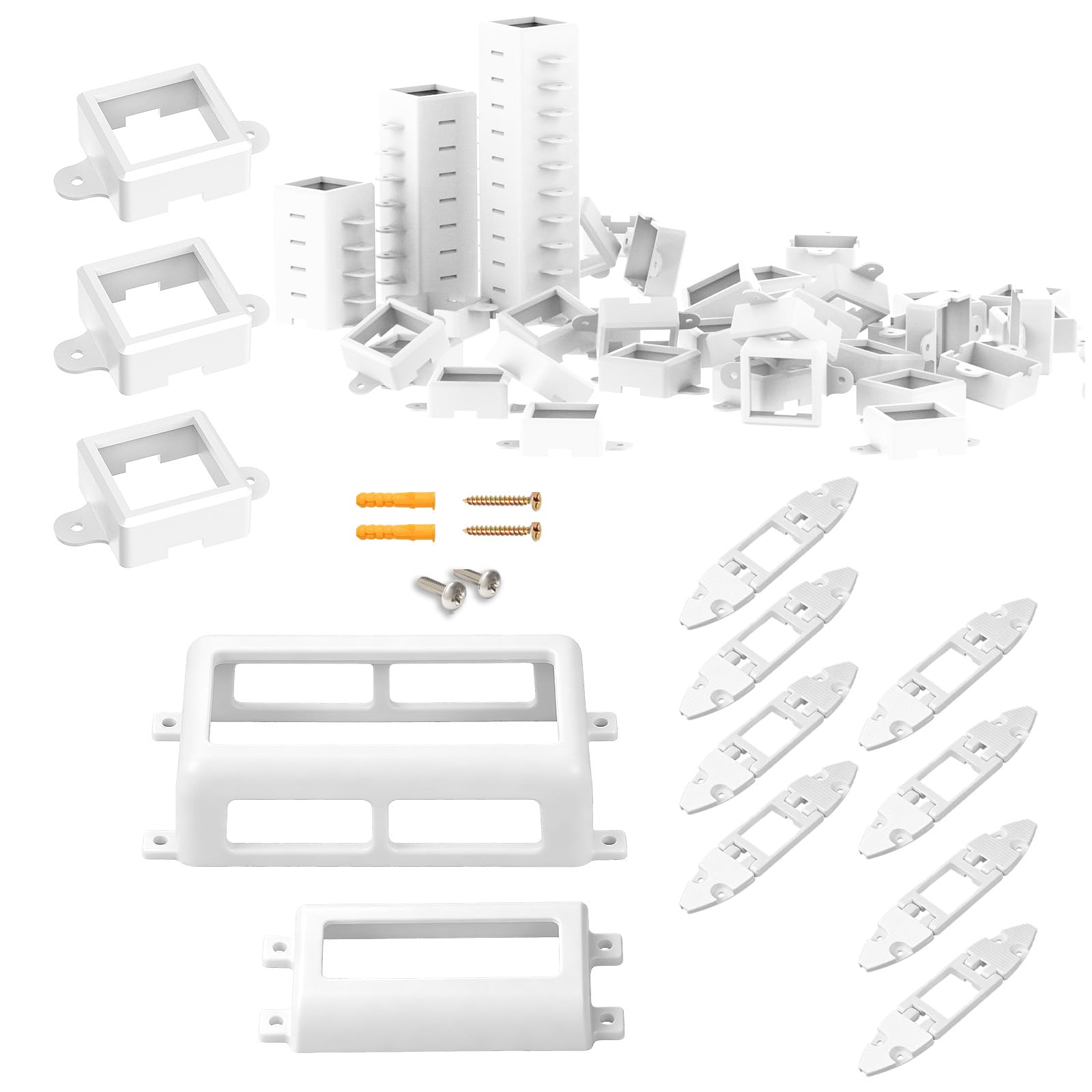 3 in 1 Outdoor Light Mounting Clips Kit for Govee H705A/B/C H805A/B/C