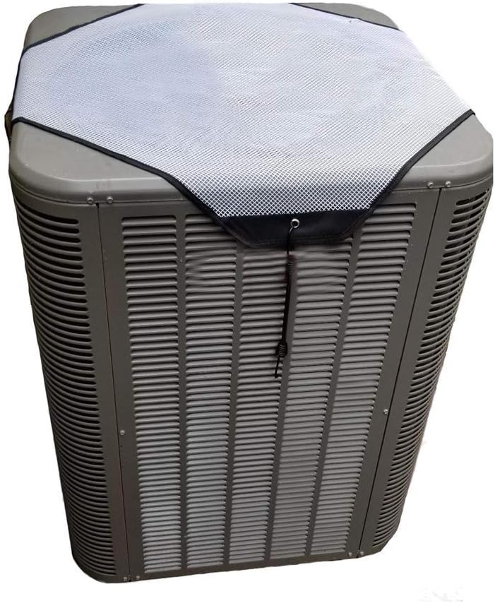 Luxiv Central Air Conditioner Leaf Guard, Mesh All Seasons