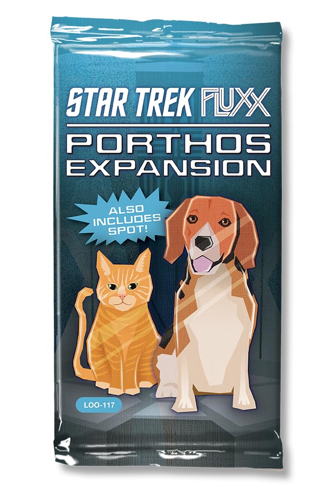 Looney Labs Star Trek Fluxx Porthos Expansion - Versatile Integration with Lighthearted Characters