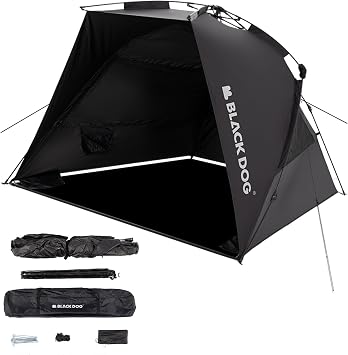 Naturehike Beach Tent Sun Shelter with Instant Setup, 1/2 Person with UPF 50+ UV Protection Waterproof Tent Double-vinlyl Fabric Included Carry Bag Suit for Outdoor Picnic Fishing Beach