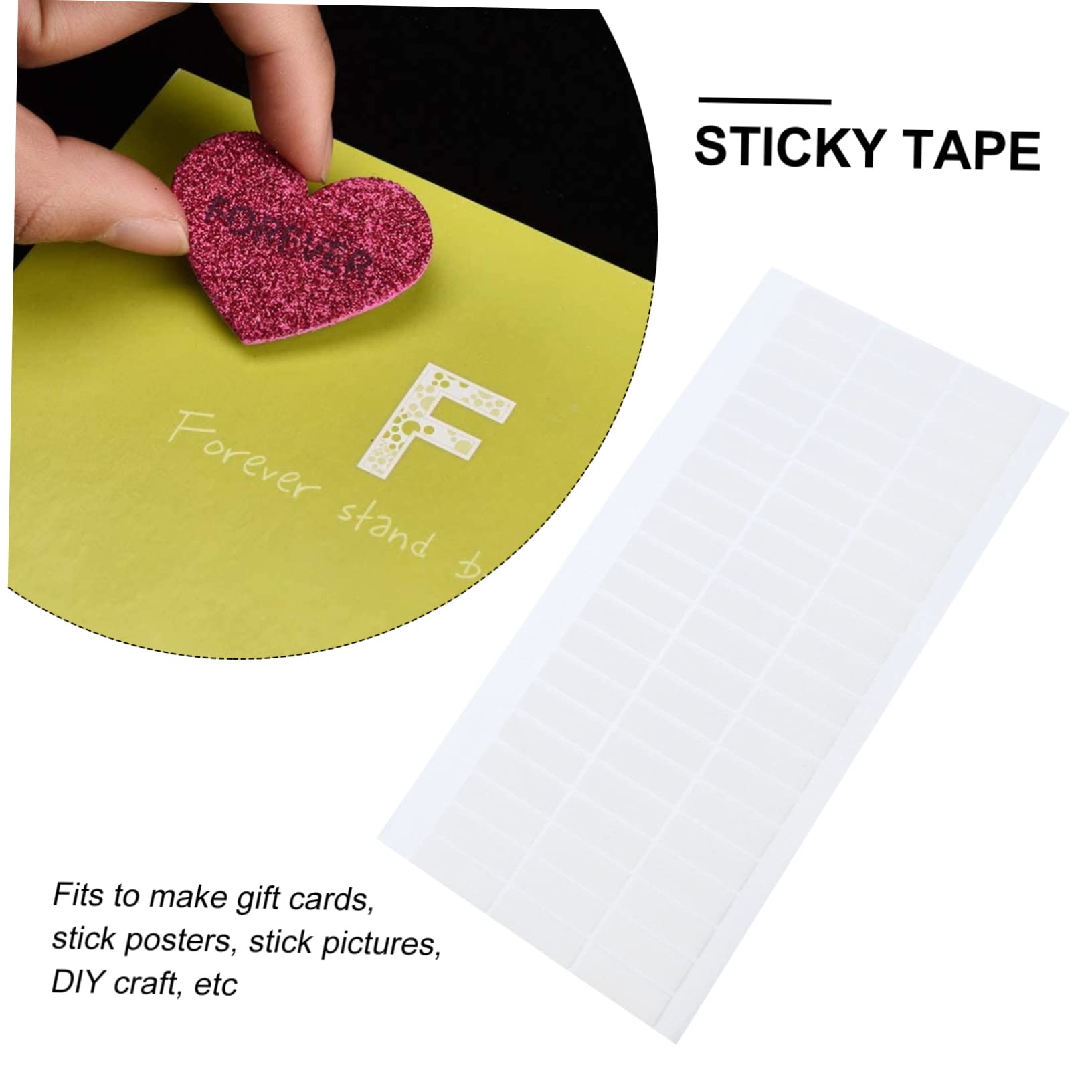STOBOK 15fogli Nastro Biadesivo Eva Di Strisce Adesive Doppie Per Progetti Fai Te Per Decorazioni e Lavoretti Creativi Facile Applicazione e Resistente