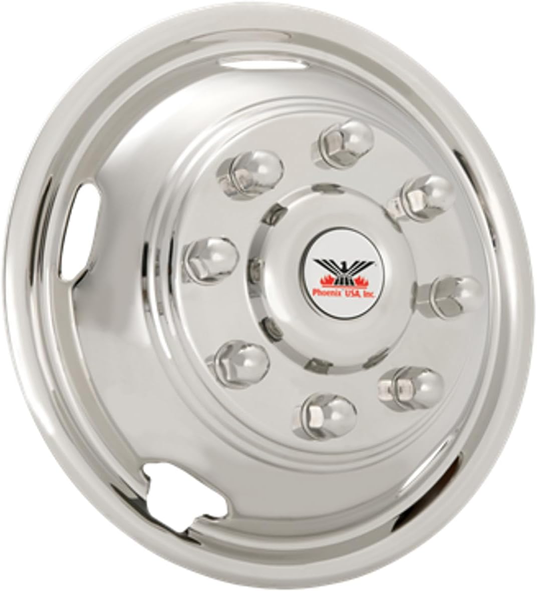 Wheel Simulator DOTLiner 17 Inch 8 Lug Dual Polished Stainless Bolt On With Hardware