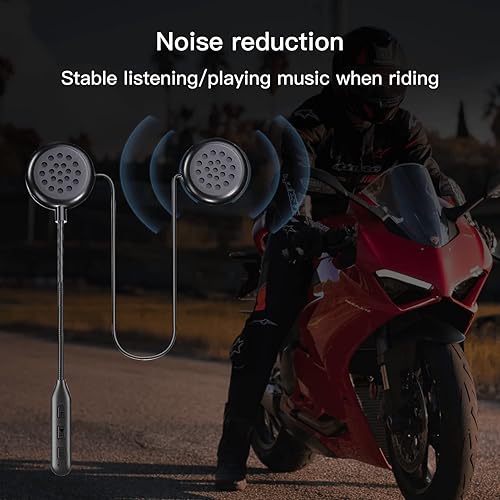Miniatura 6 de Motorcycle Helmet Bluetooth Headset with Bluetooth 5.0 Ultra-Thin Wireless Helmet Earphone Helmet Bluetooth Music Call Control Waterproof Helmet