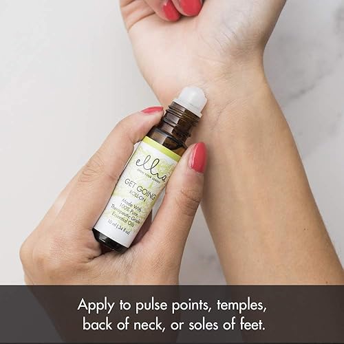 Miniatura 5 de Ellia Aceite esencial Roll-On  Mezcla Get Going  0.3 fl oz, 100% puro, grado terapéutico
