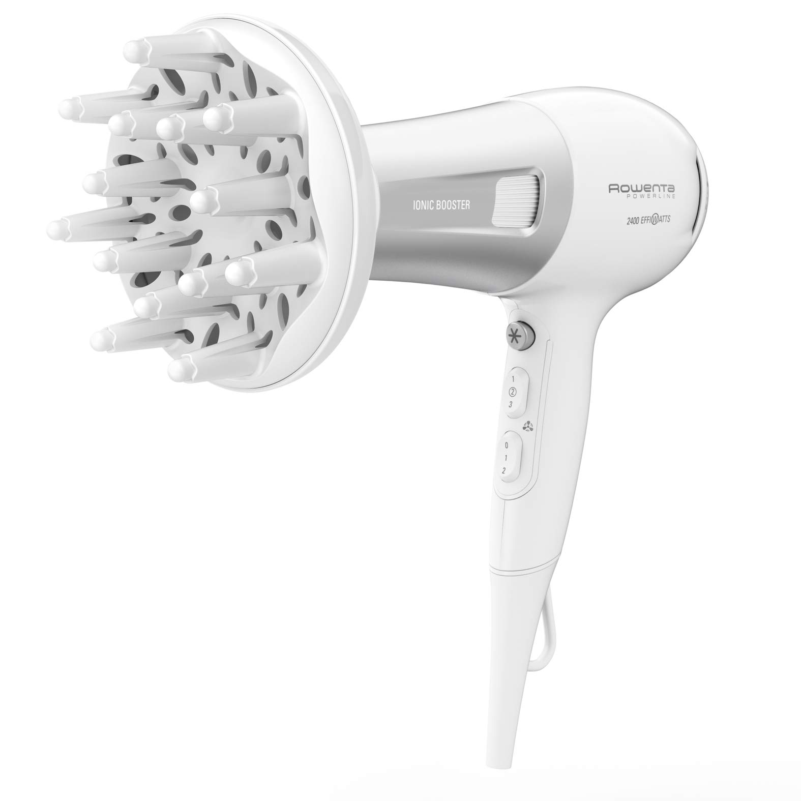 Rowenta - Powerline Sèche-cheveux Ionique avec Concentrateur et Diffuseur