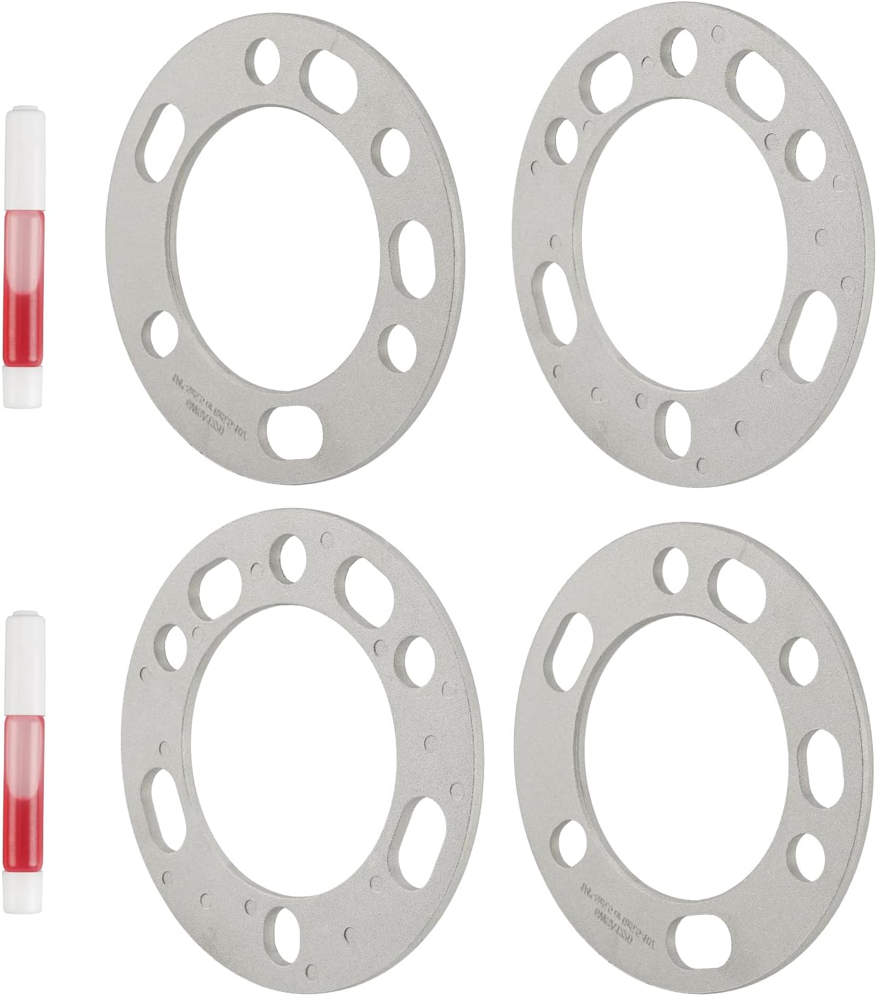 5x139.7mm or 6x139.7mm Wheel Spacers, 1/4“ Wheel Adpaters with 107mm Center Bore,Adapters Fits for F-150, Silverado 1500, 1500, 1500 Classic, Sierra 1500, 4Runner, Tahoe, Ram 1500
