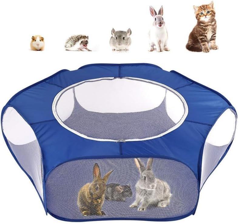 Upgrade Your Pet Playpen with Foldable Small Animal Playpen, Blue Wate. This Versatile Item Combines Sleek Design with high-Performance Utility, ensuring Durability and Style for Daily