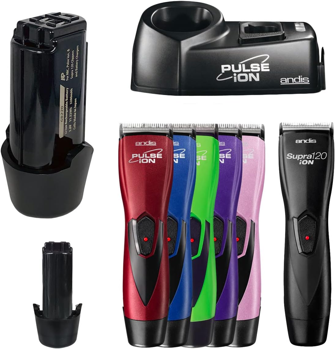 Artisan Power Replacement Battery for Andis Pulse Ion, Supra 120, and RBC Cordless Clippers. 23% Higher Battery Capacity