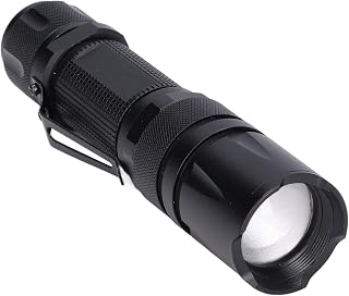RGBW Flashlight, Handheld Flashlights IPX5 Waterproof 4 in 1 4 Colors Lighting 100‑200m Range Torch for Mountaineering Hunting Camping Outdoor Activity Emergency Use