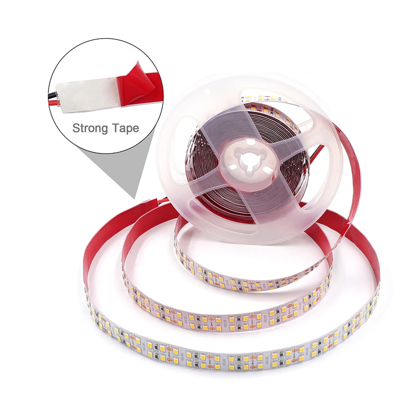 Taśma świetlna LED SMD 2835 5050 2025 240 LED 120 LED 480 LED 624 LED super jasna elastyczna taśma LED Pixel Ribbon Tape (zimna biel, SMD5050 120LED_5M 12V)