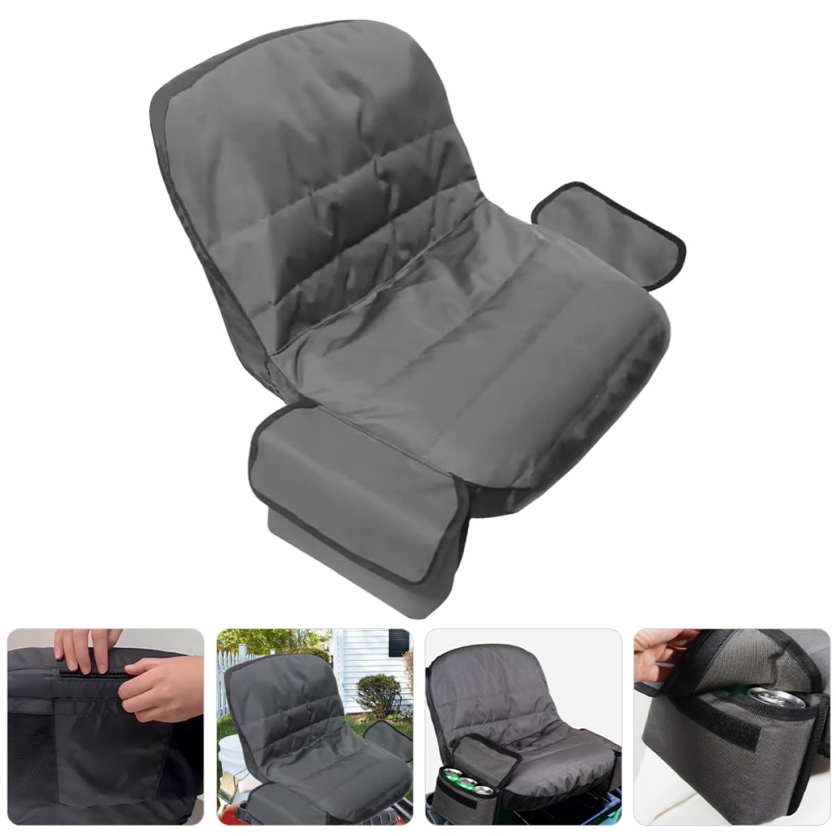 POPETPOP Funda de Asiento para Cortacésped, Resistente al Desgaste y Cómoda para Uso Exterior, Funda Protectora para Asientos de Maquinaria de Jardín