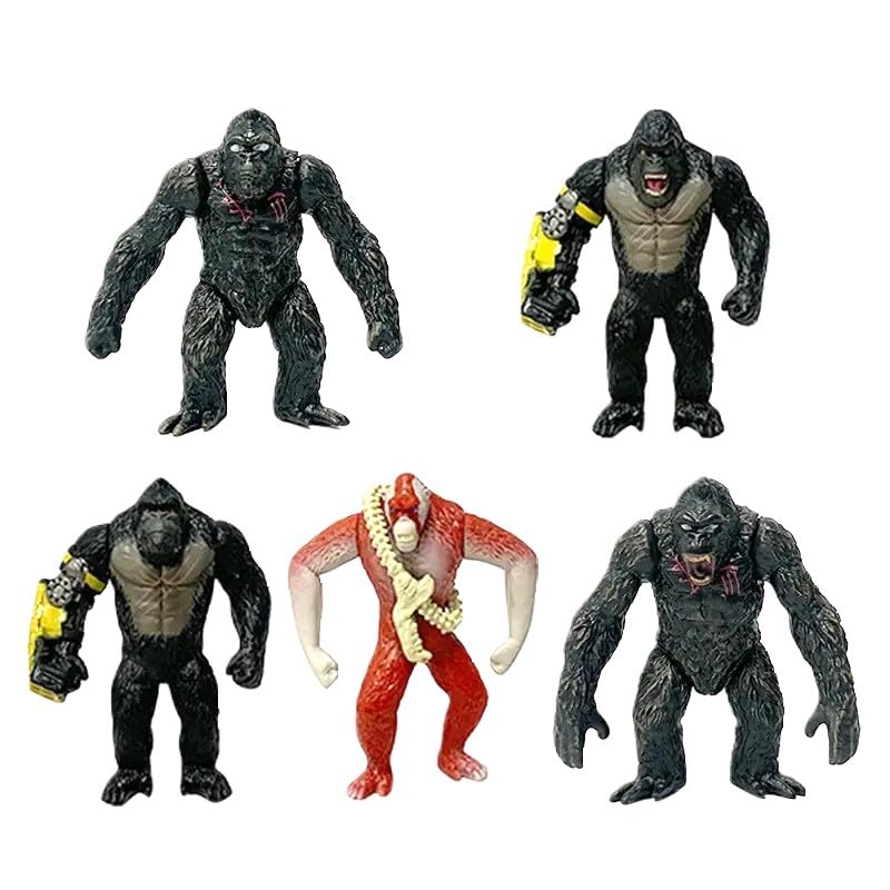 De-Lite Action Figures PVC Anime Movable Collectible Model Statue Toys (New Empire, 5 pcs Set, 6-8cm)