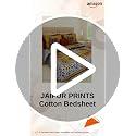 Image of JAIPUR PRINTS Cotton Comfort Rajasthani Jaipuri Traditional King Size 1 Double Bedsheets with 2 Pillow Covers, 200 TC, Multicolor