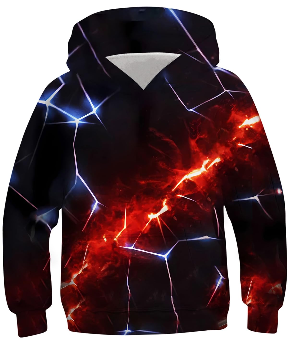 TUONROAD Boys Hoodies 3D Graphic Sweatshirt Lightweight Pullover 6-16T cool