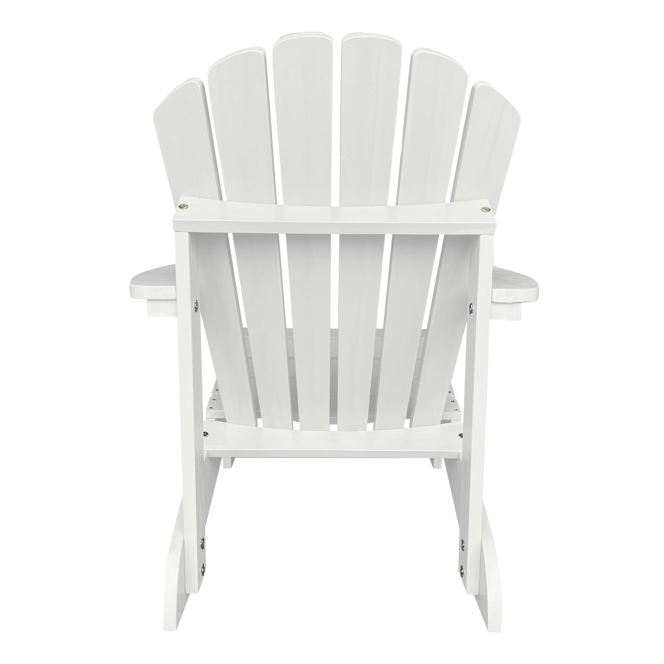 AXI Carmen Adirondackstuhl aus Holz in Weiß | Gartenstuhl/Loungestuhl/Adirondack Stuhl/Chair aus Holz für 1 Person mit Armlehnen & hoher Rückenlehne | 90,5 x 78,4 x 93 cm