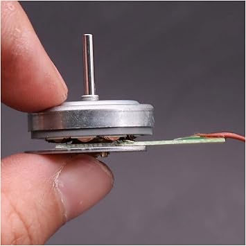 Small Electric Motor 22mm Ultra-thin Brushless Motor DC 6-7.2V 8750RPM Rare Earth Strong Magnet Outer Rotor Silent 3-phase 4-wire