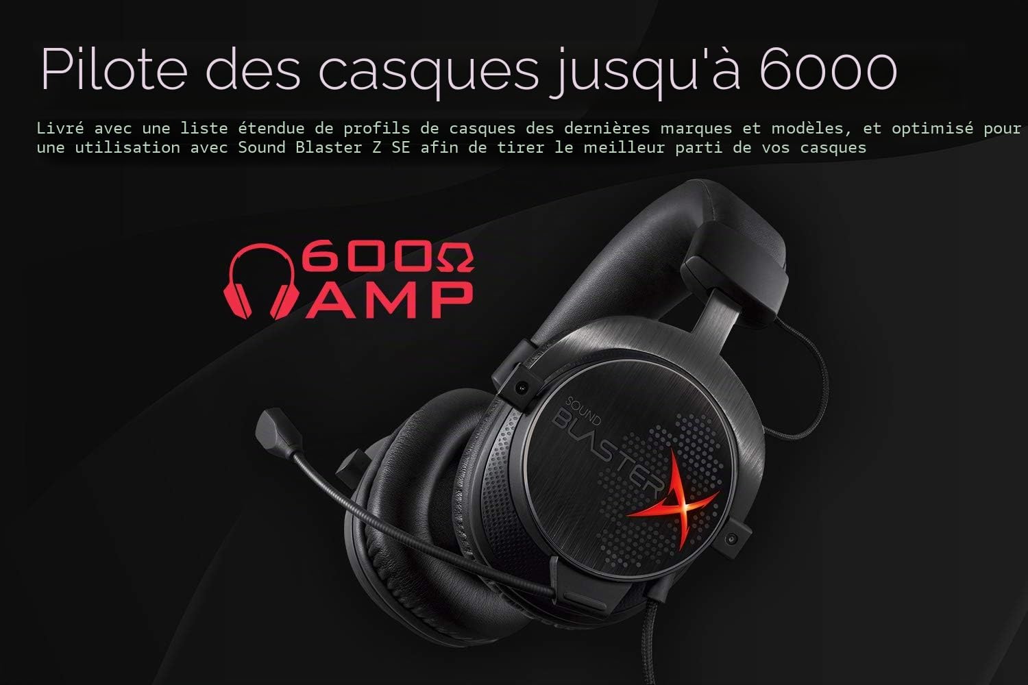 Creative Sound Blaster Z SE Carte Son Interne PCI-e et DAC, 24 bits/192 kHz, SNR 116 DB, ASIO, ampli Casque 600 Ω, égaliseur Micro, Discret 5.1/virtuel 7.1, Prend en Charge Dolby Digital Live, DTS
