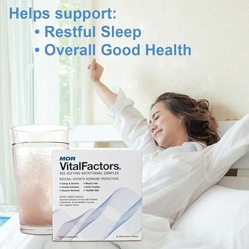Miniatura 5 de VitalFactors Complejo Nutricional Antiedad - Mejora la energía natural, vitalidad, apoyo inmunológico y salud general - 40 tabletas efervescentes