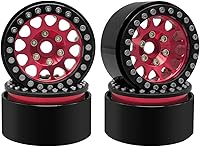 Vista 8 de OGRC - 4 llantas Beadlock de 1.9 pulgadas, llantas de aluminio para Traxxas TRX4 TRX6 Redcat GEN7 GEN8 Rc4wd D90 Axial SCX10 SCX10 II 90046 SCX10