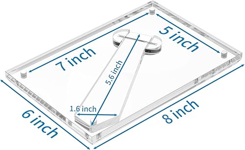 Miniatura 8 de AITEE Paquete de 3 marcos acrílicos de 5 x 7 y 4 x 6 pulgadas