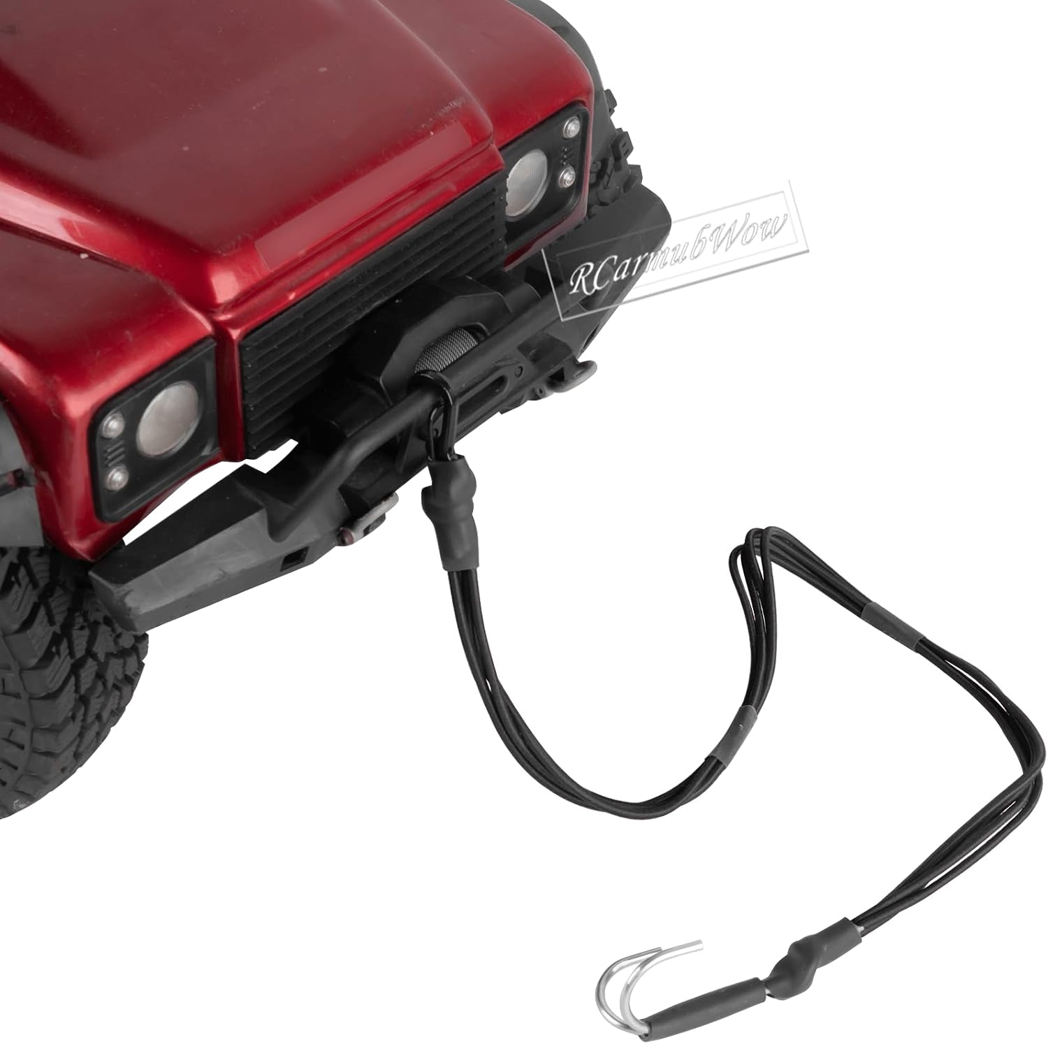 Accessories Simulation Decoration for 1/10 RC Crawler SCX10 Trx4 Trx6,Hydraulic Jack/Oil Drum/Ladder/Tow Rope/Recovery Board/Tool/Wooden Box/Antennas/Gas Cylinder/Metal Chains/Hooks,Black