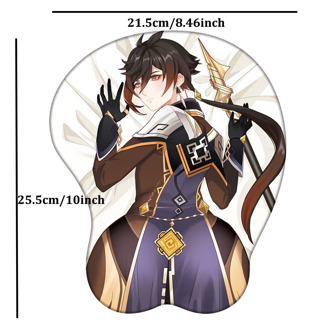 Amazon.com: Genshin Impact Xiao Zhongli Mouse Pad with Wrist