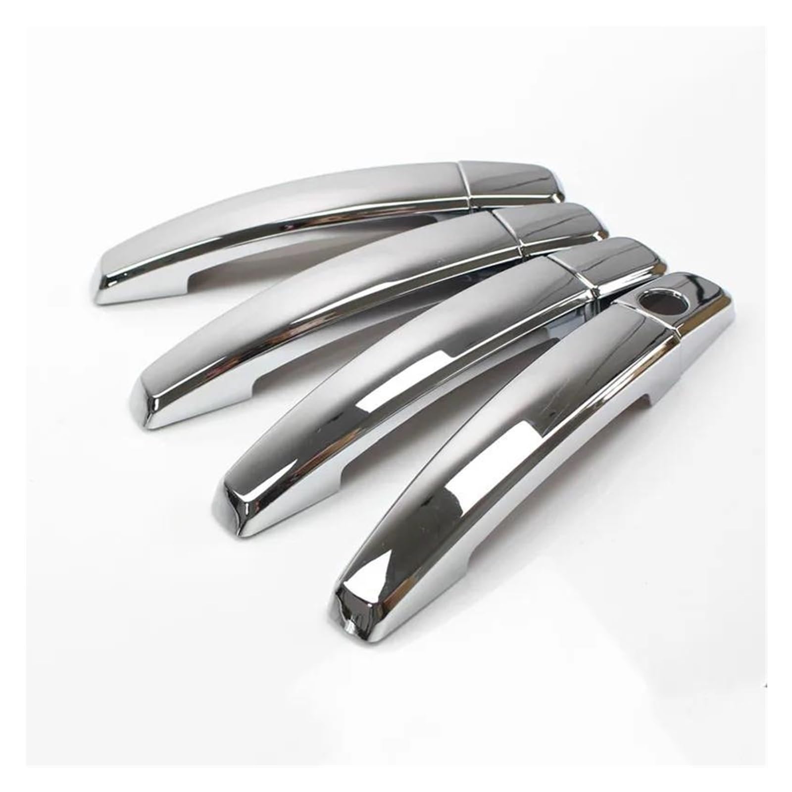 KJHOPY Car Exterior Door Handle Trim Cover Parts Accessories for Citroen C3 Mk1 2002-2009(4 Doors)