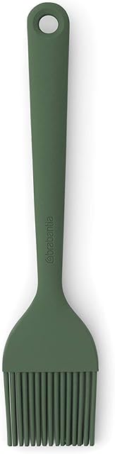 Brabantia Tasty+ Bake & Mix - Silicone Pastry Brush for Buttering, Glazing, Spreading, Basting (Fir Green) Non-Stick, Heat-Resistant, Dishwasher Safe