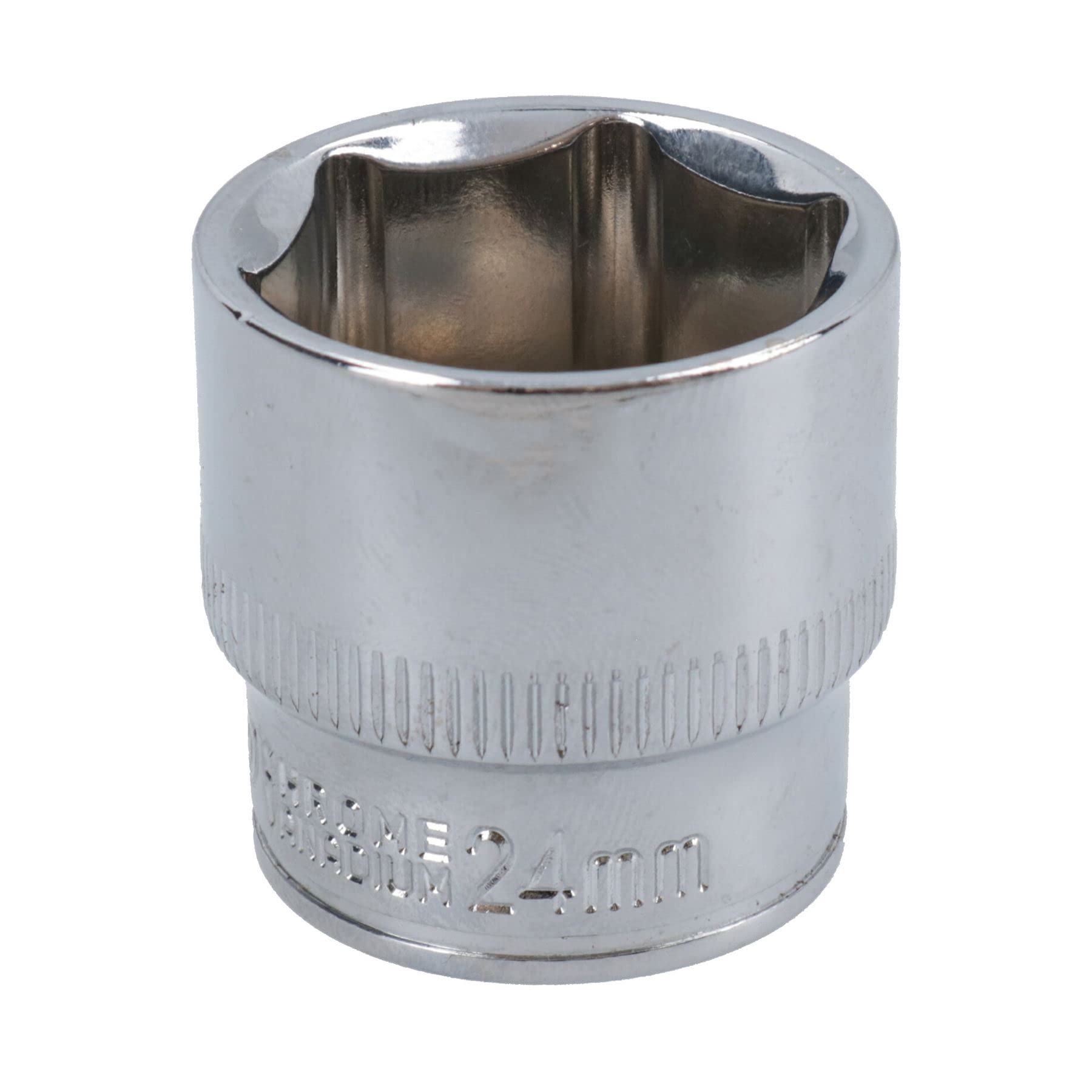 24mm 3/8" Drive Shallow Metric Socket Single Hex / 6 Sided Bergen