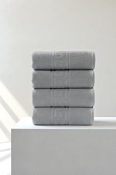 4l  Gri Greek El Havlusu - 50x90 Cm