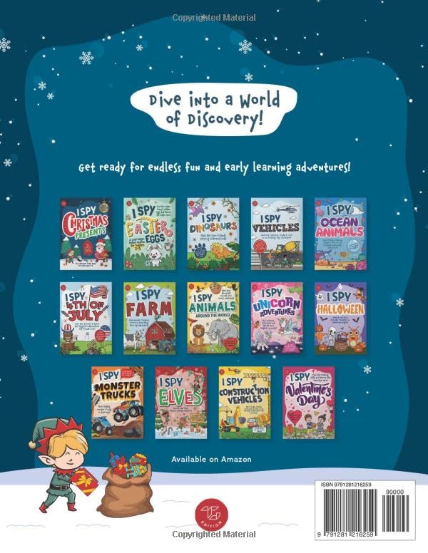 I Spy Christmas Presents: Help Santa find the lost gifts and save Christmas! The ultimate I Spy book for kids ages 2-5 (I Spy Books for Toddlers) - Image 2