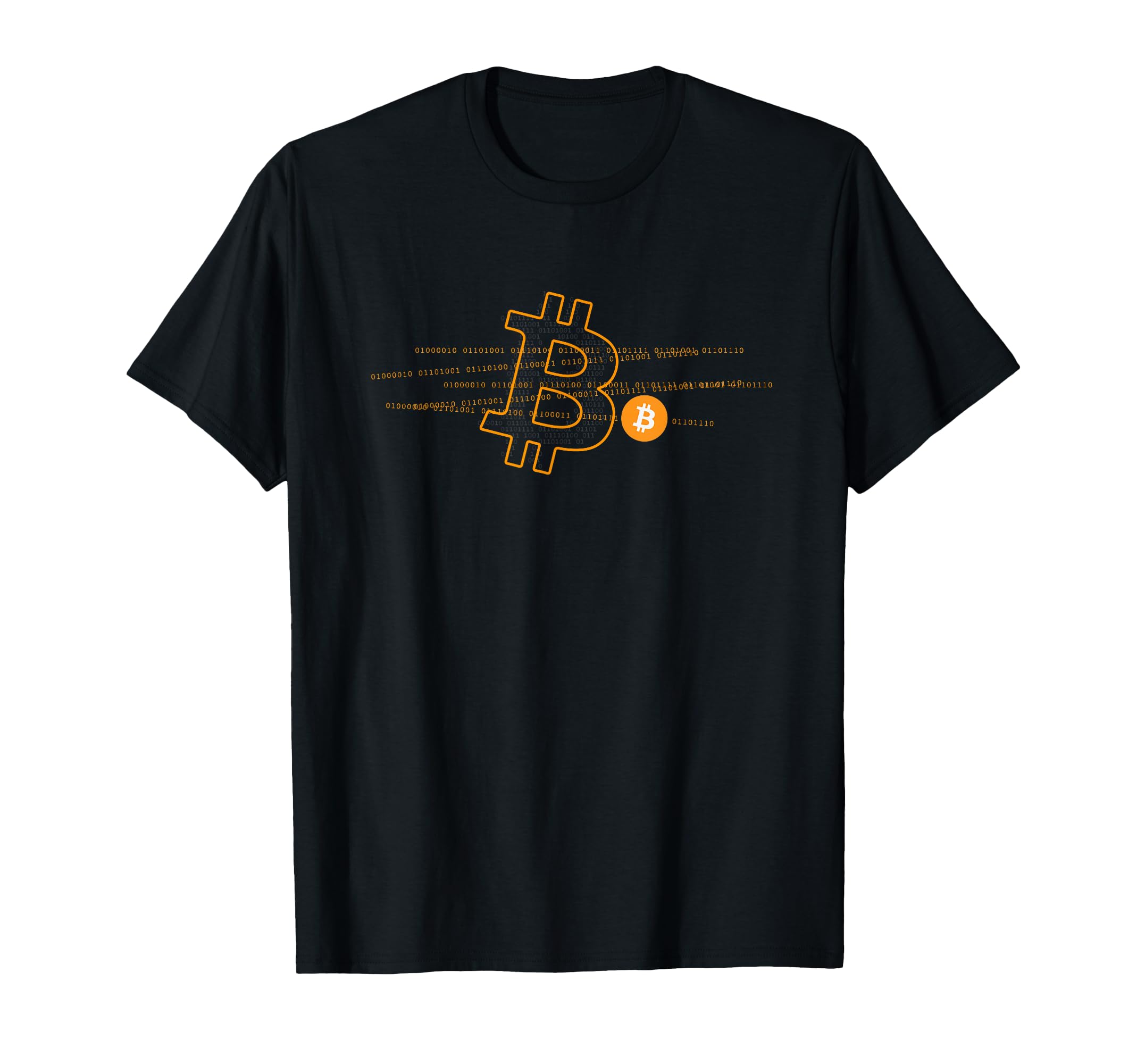 Amazon | Bitcoinロゴクール暗号通貨Tシャツ Tシャツ | Tシャツ・カットソー 通販