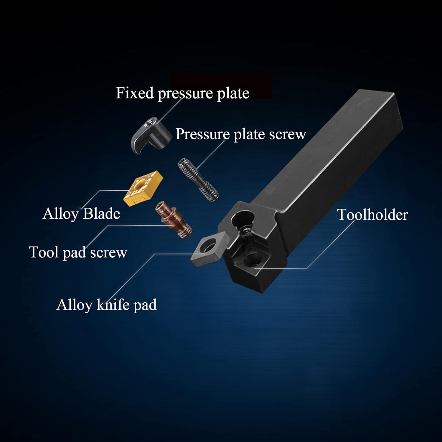 Industrial Tools Indexable Carbide Turning Tool Set CNC Metal Indexable Lathe Tools Sets Holder Carbide Indexable Boring Bar,RP12