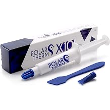 Polartherm X-10 by Thermal Grizzly - CPU ve GPU i in 10 Gram CPU Termal Macun - Y ksek Is   letkenli i, Uzun Dayan kl l k,  letken Olmayan Termal Gres - Spatula Termal Bile ik Kiti