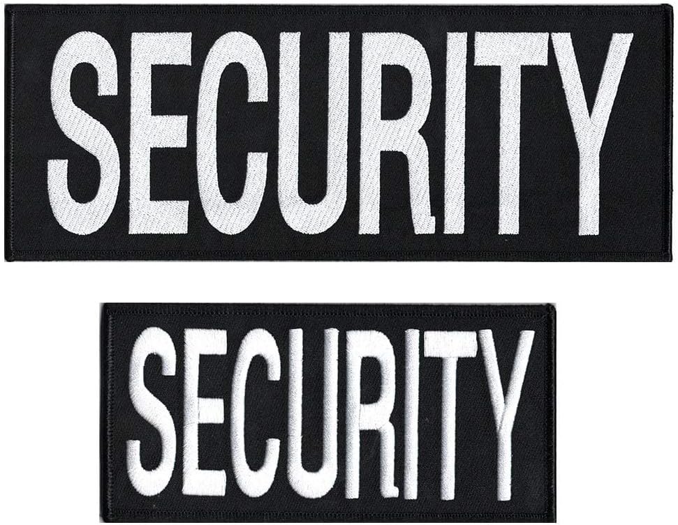 Amazon.com: Hero's Pride Security Officer Badge Patch Chest, Oval ...